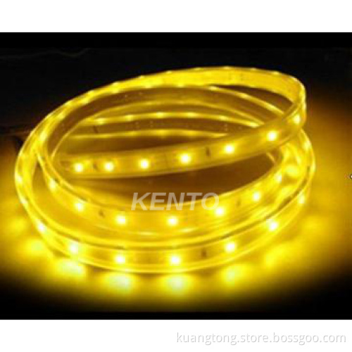 3528SMD waterproof Christmas Yellow Led Strip Lights, 60pcs/m